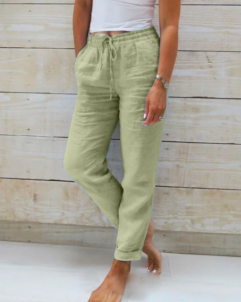 Emma| Linen Pants