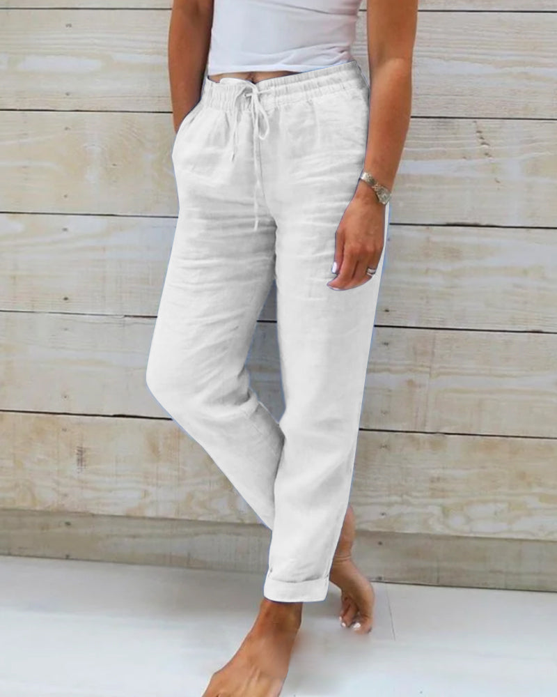 Emma| Linen Pants
