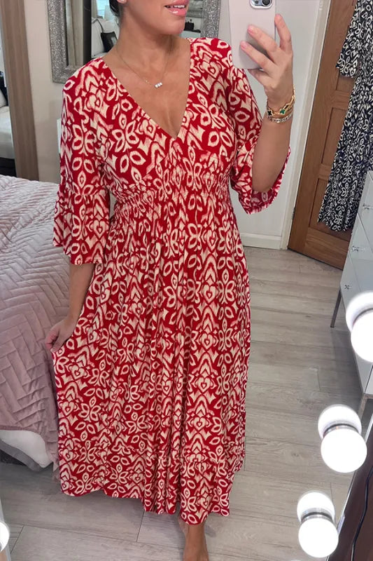 Anna | Floral Print Summer Dress