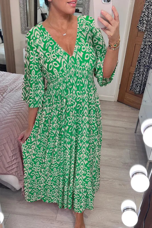 Anna | Floral Print Summer Dress