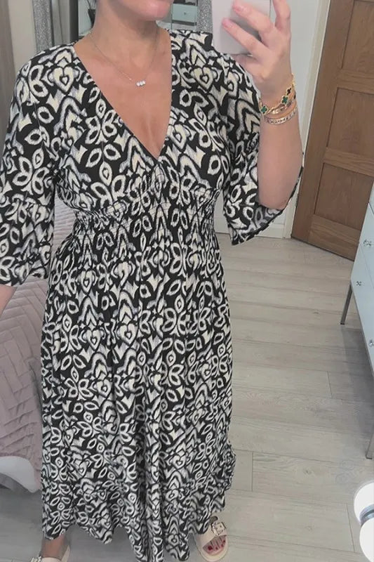 Anna | Floral Print Summer Dress