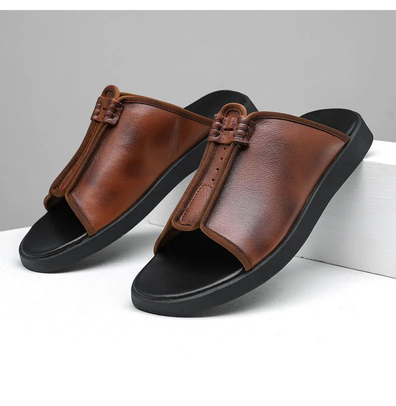 Daniel | Leather Slippers