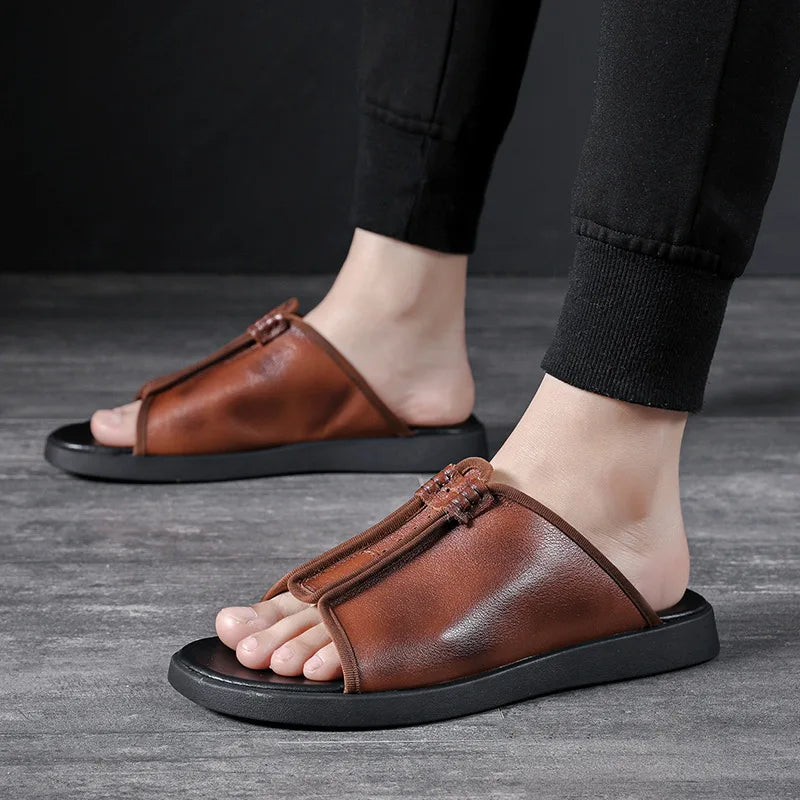 Daniel | Leather Slippers