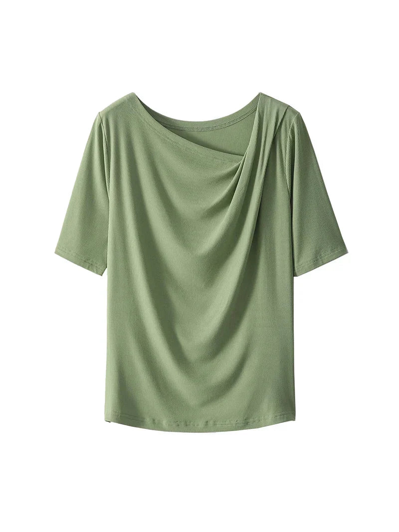 Lora | Silk Tee