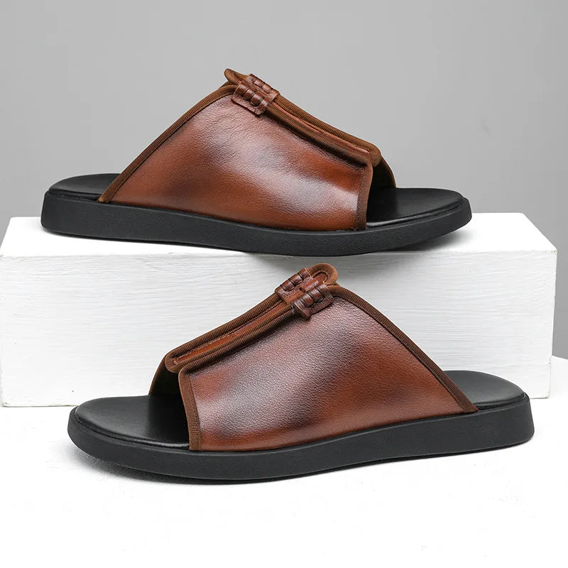 Daniel | Leather Slippers