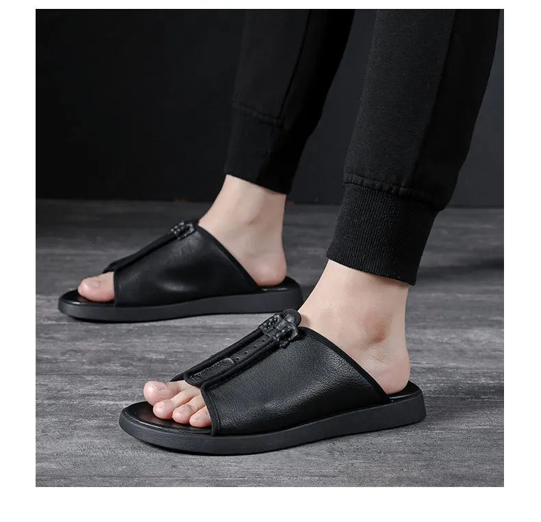 Daniel | Leather Slippers