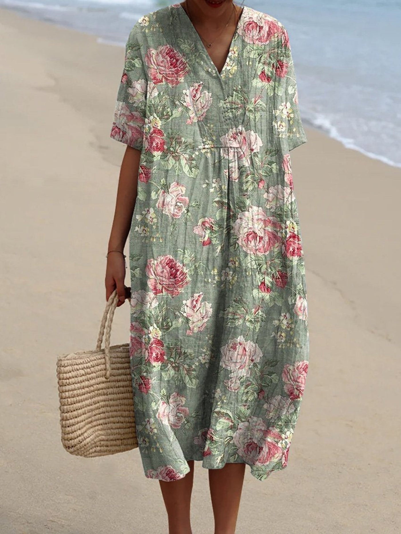 Rosie | Vintage Rose Dress