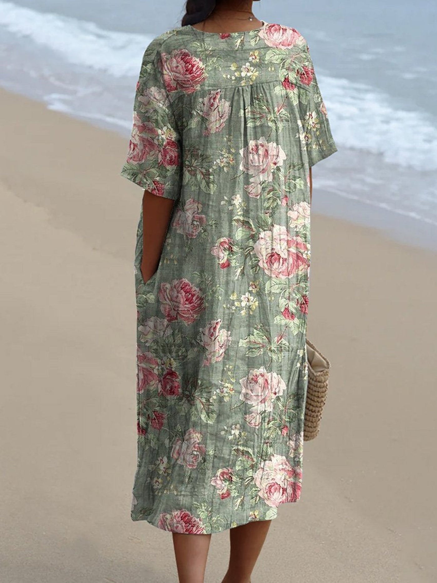 Rosie | Vintage Rose Dress